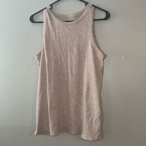 Maurices Soft Ribbed Neutral Tank Top - Light Taupe